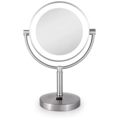Zadro Laguna 17 1/2" High Satin Nickel Plug-in Led Vanity Mirror