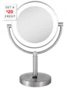 Zadro Discontinued  Laguna Led Lighted Dual-sided Round Vanity Mirror With $20 Credit