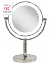 Zadro Laguna Led Lighted Dual-sided Round Vanity Mirror With $20 Credit