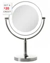 Zadro Laguna Led Lighted Dual-sided Round Vanity Mirror With $20 Credit
