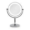 Zadro Laguna, Led Lighted Makeup Mirror With 10x/1x - Chrome In Silver