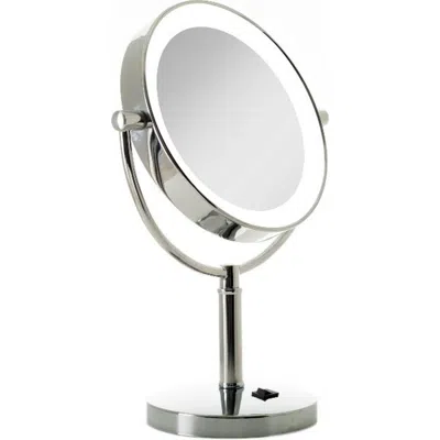 Zadro Laguna Lighted Makeup Mirror With 10x/1x Magnifications In Chrome