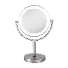 Zadro Laguna Lighted Makeup Mirror With 10x/1x Magnifications In Satin Nickel