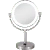 Zadro Laguna Lighted Makeup Mirror With 5x/1x Magnifications In Satin Nickel