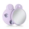 Zadro Led Lighted Compact Mirror With 10x, Suction Cups - Lavender In Purple