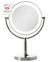 Zadro Led Lighted Vanity Make Up Mirror In Metallic
