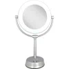 Zadro Lexington Lighted Makeup Mirror With 10x/1x Magnification In Chrome