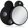 Zadro Lighted Compact Mirror With 15x Magnification & Retractable Suction Cups In Black
