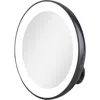 Zadro Lighted Compact Mirror With 15x Magnification & Suction Cup In Black