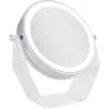Zadro Lighted Makeup Mirror With Magnification & Swivel In Chrome