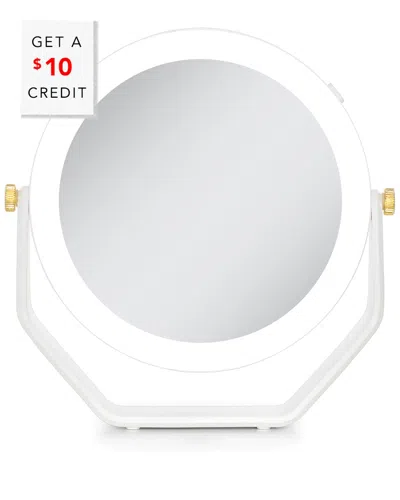 Zadro Lighted Makeup Mirror With Magnification With $10 Credit In White