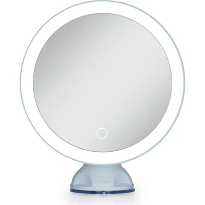 Zadro Lighted Wall Mounted Suction Cup Makeup Mirror With 10x Magnification In Multi