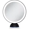 Zadro Lighted Wall Mounted Suction Cup Makeup Mirror With 10x Magnification In Multi