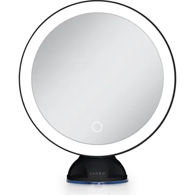 Zadro Lighted Wall Mounted Suction Cup Makeup Mirror With 10x Magnification In Multi