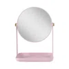Zadro Makeup Mirror With 5x/1x Magnification, Tray & Phone Holder - Rose Quartz In Pink