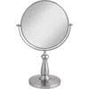 Zadro Makeup Mirror With 8x/1x Magnifications In Satin Nickel
