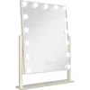 Zadro Medium Vertical Hollywood Makeup Mirror With Lights In Neutral