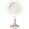 Zadro Mood Therapy Lighted Makeup Mirror With 8x/1x Magnifications In White