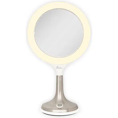 Zadro Mood Therapy Lighted Makeup Mirror With 8x/1x Magnifications In White