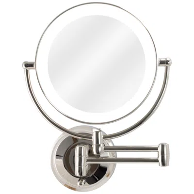 Zadro Next Generation® Polished Nickel Led Wall Makeup Mirror