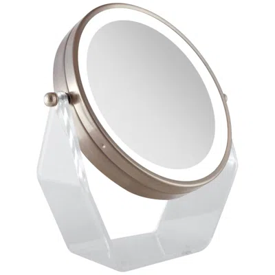 Zadro Next Generation® Rose Gold Swivel Led Vanity Mirror