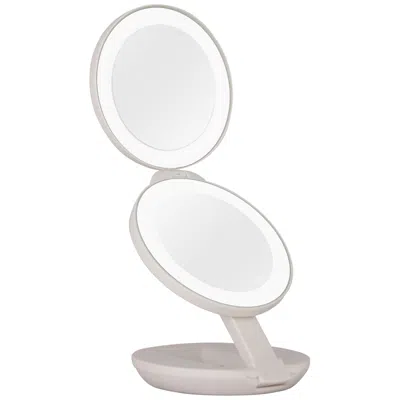 Zadro Next Generation Taupe Dual Led Lighted Compact Travel Mirror