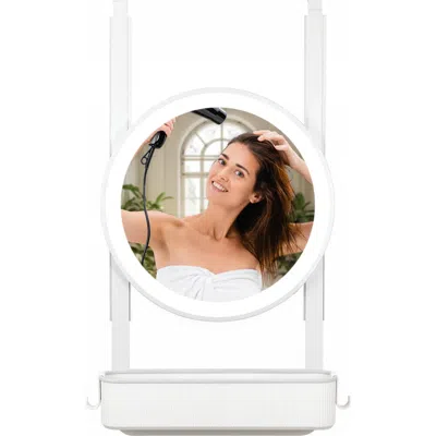 Zadro Over-the-door Led Lighted Mirror Styling Station In White