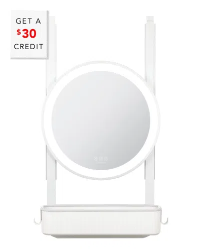 Zadro Over-the-door Led Lighted Styling Station With $30 Credit In White
