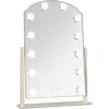 Zadro Scalloped Edge Hollywood Led Vanity Mirror In Metallic