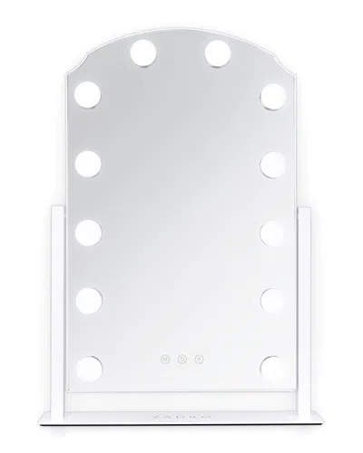 Zadro Scalloped Edge Hollywood Led Vanity Mirror In White