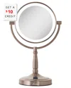 Zadro Surround Light Cordless Led Lighted Vanity Mirror With $10 Credit