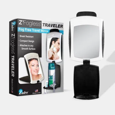 Zadro Travel Fogless Shower Mirror With Accessory Tray - 6631633289403 In Multi