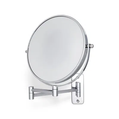 Zadro Wall Mounted Makeup Mirror With 8x/1x Magnification - Chrome In Silver