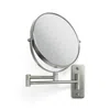 Zadro Wall Mounted Makeup Mirror With 8x/1x Magnification - Satin Nickel