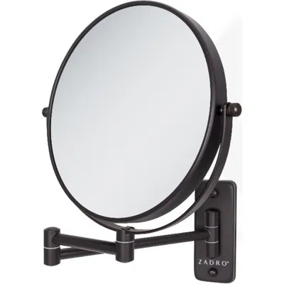 Zadro Wall Mounted Makeup Mirror With 8x/1x Magnifications In Oil-rubbed Bronze