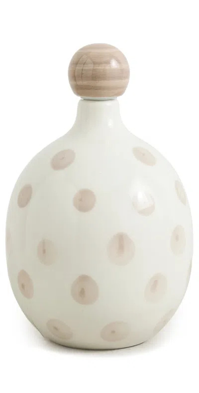 Zafferano Lido Ceramic Bottle Sand Dots