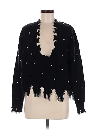 Pre-owned Zaful Cardigan Sweater In Black