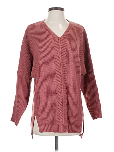 Pre-owned Zaful Cardigan Sweater In Burgundy