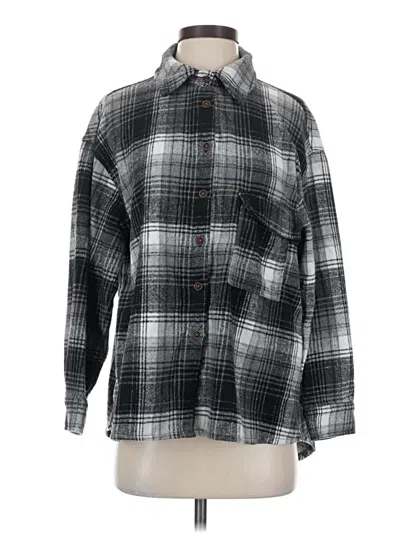 Pre-owned Zaful Cardigan Sweater In Gray