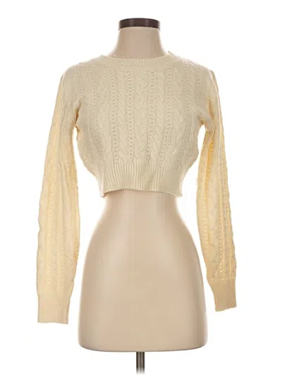 Pre-owned Zaful Cardigan Sweater In Ivory
