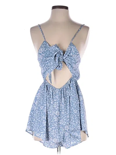 Pre-owned Zaful Casual Dress In Blue