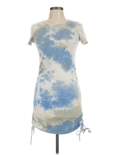 Pre-owned Zaful Casual Dress In Blue