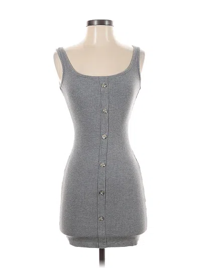 Pre-owned Zaful Casual Dress In Gray