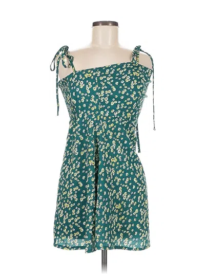 Pre-owned Zaful Casual Dress In Green