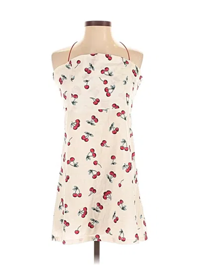 Pre-owned Zaful Casual Dress In White