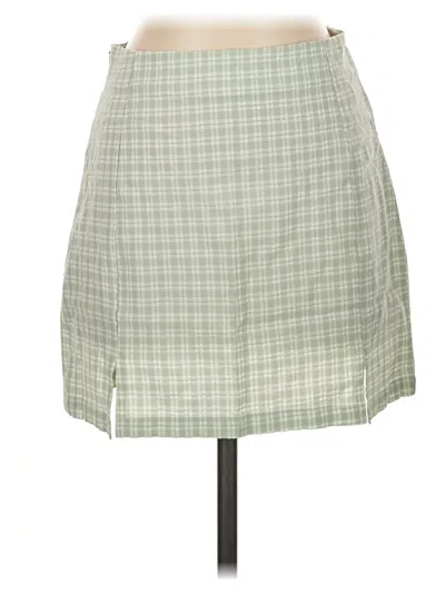 Pre-owned Zaful Casual Skirt In Green