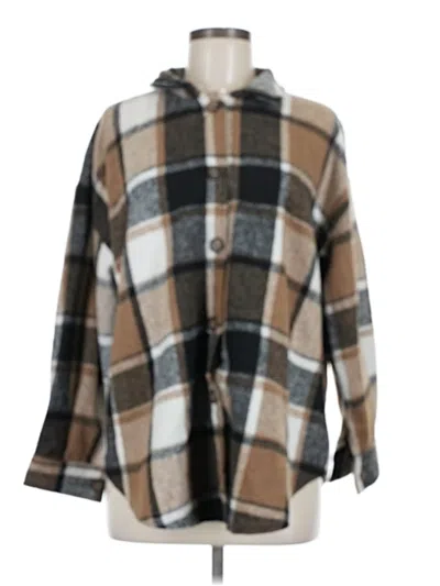 Pre-owned Zaful Coat In Brown