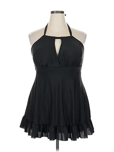 Pre-owned Zaful Cocktail Dress In Black