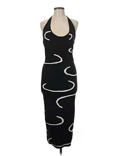 Pre-owned Zaful Cocktail Dress In Black