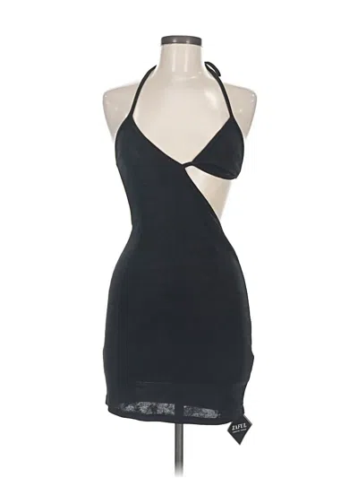 Pre-owned Zaful Cocktail Dress In Black
